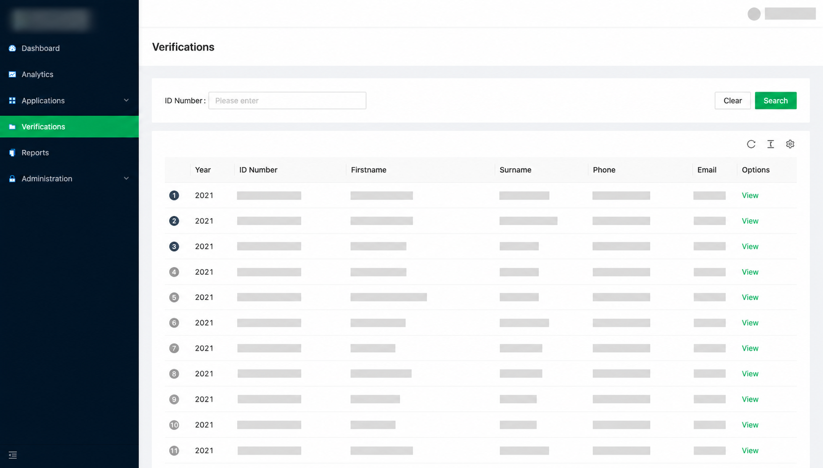 Verification & reporting workspace